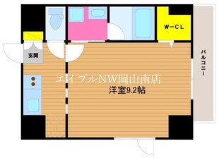 岡山駅 徒歩14分 3階の物件間取画像